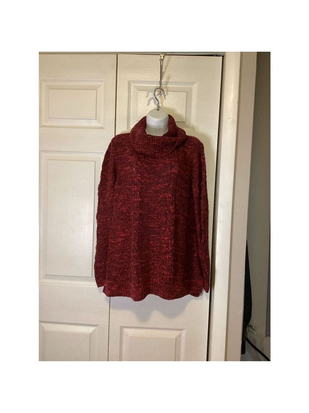 Christopher & Banks Burgundy Sweater